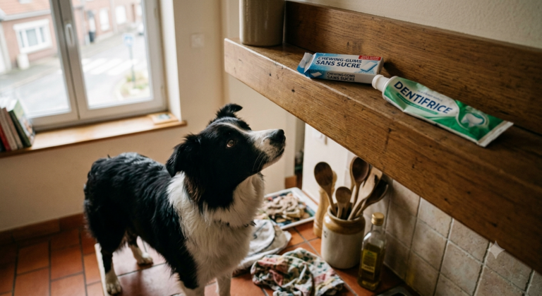 Produits sans sucre pouvant contenir du xylitol dangereux pour le chien